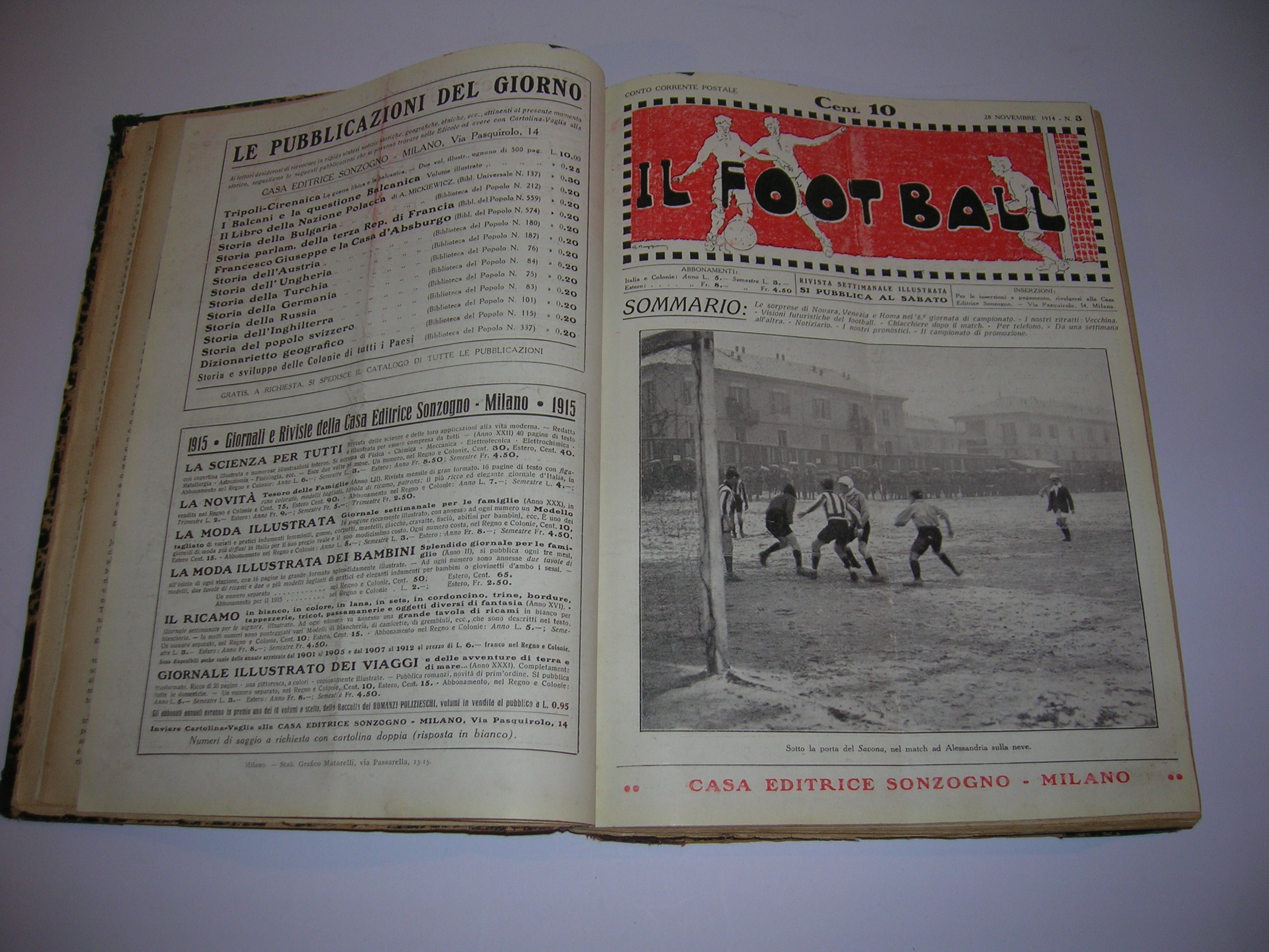 Il  Football 1914-15  A1